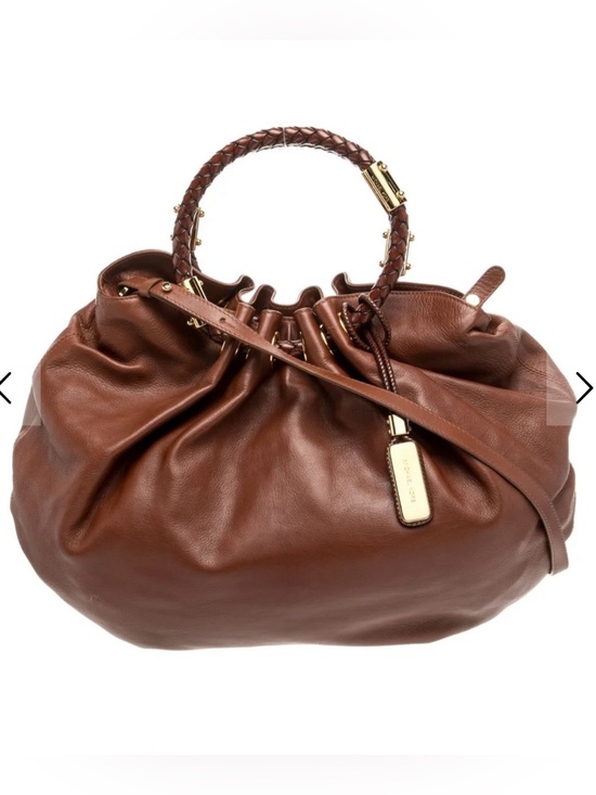 Michael Kors Handbags - MICHAEL KORS Skorpios Bag! Like New. Cognac. Large. Made in Italy.